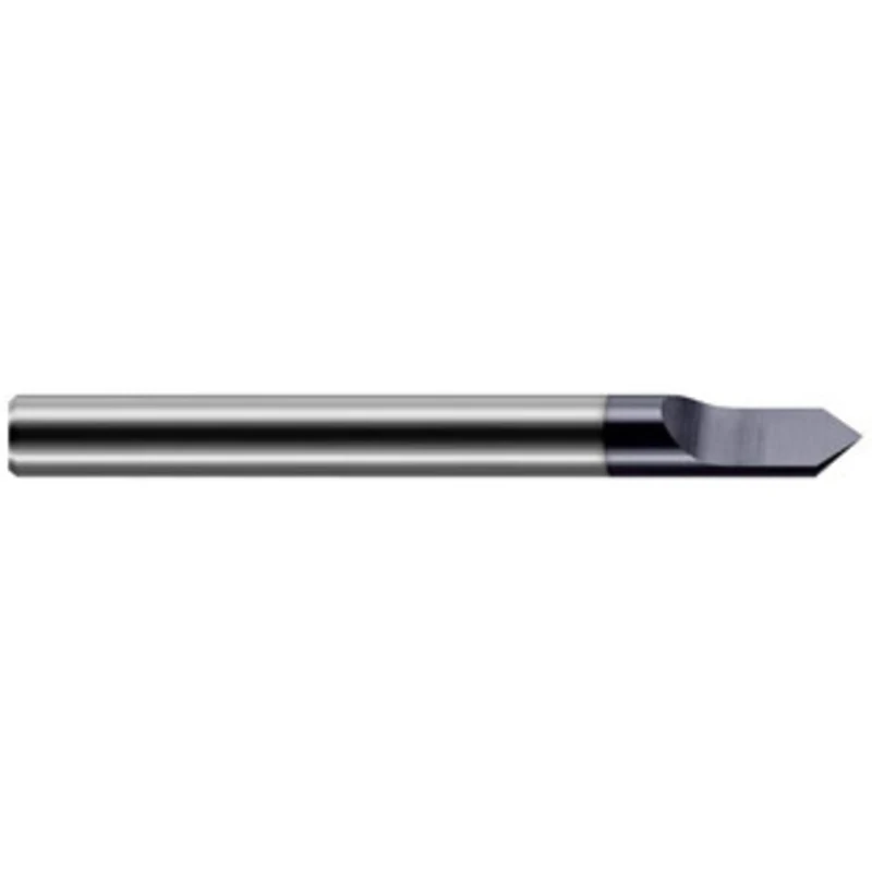 Harvey Tool 90 1/8 Diam 1-1/2 OAL Pointed Engraving Cutters AlTiN Finish, 1/16 LOC, 1 Flute, Solid Carbide 30110-C3 -...